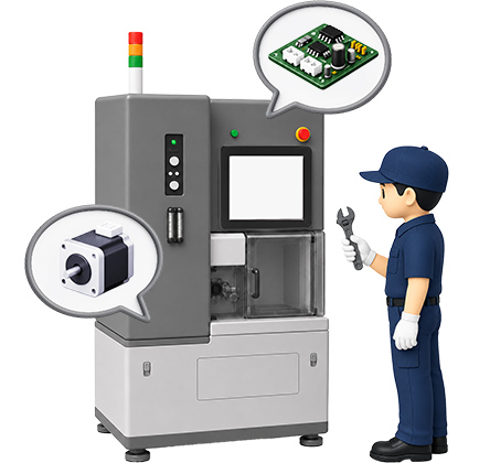 装置製造イラスト