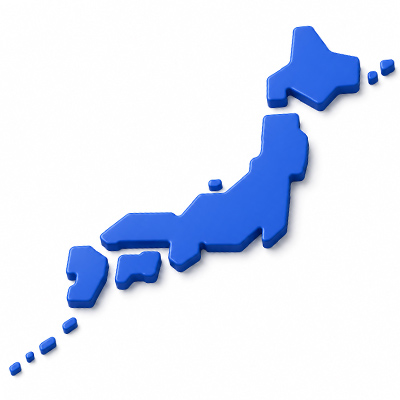日本地図イラスト