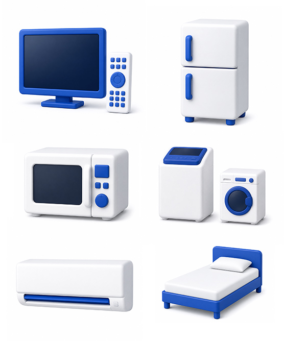 家具・設備イラスト